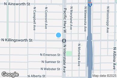 Map image of the property - 1529 N Killingsworth St