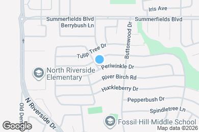 Map image of the property - 4001 Periwinkle Dr