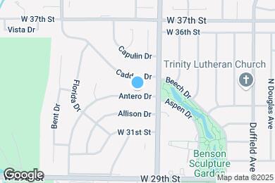 Map image of the property - 1417 Antero Dr
