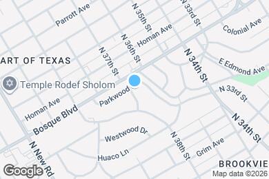 Map image of the property - 1317 Hillside St