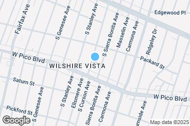Map image of the property - 1344 S Curson Ave