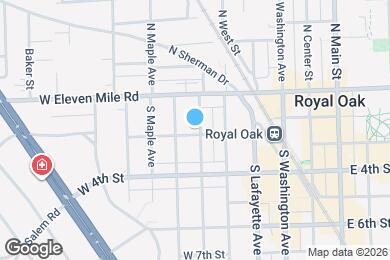 Map image of the property - 210 S Laurel St