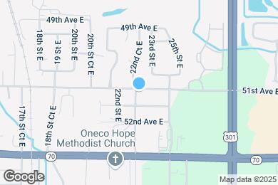 Map image of the property - 5103 22nd St Ct E