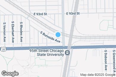Map image of the property - 9433 S Burnside Ave