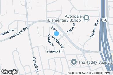 Map image of the property - 1211 Carlsbad St