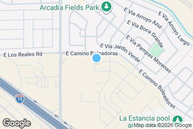 Map image of the property - 6462 E Paseo Alga
