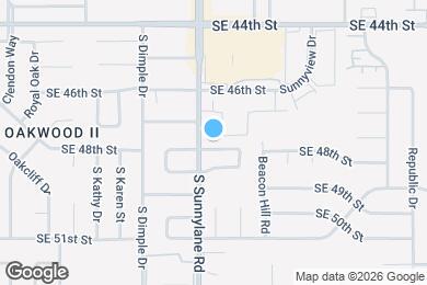 Map image of the property - 4309 SE 48th Terrace