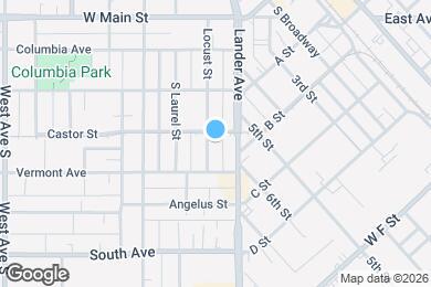 Map image of the property - 412 Locust St