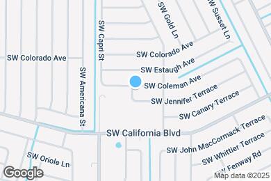 Map image of the property - 1138 SW Coleman Ave