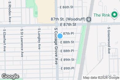 Map image of the property - 8755 S Cottage Grove Ave