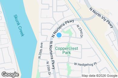 Map image of the property - 2437 W Running Deer Trail