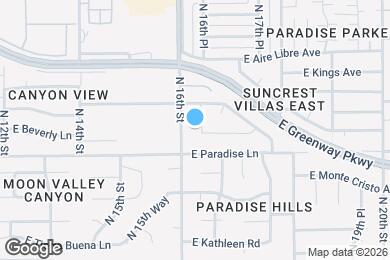 Map image of the property - 16220 N 16th Pl