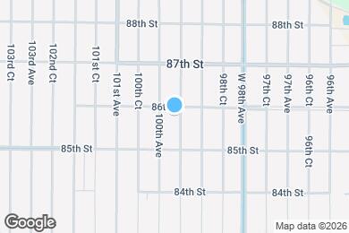 Map image of the property - 8575 99th Ct