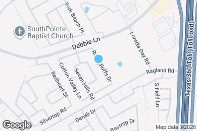 Map image of the property - 8406 River Bluffs Dr