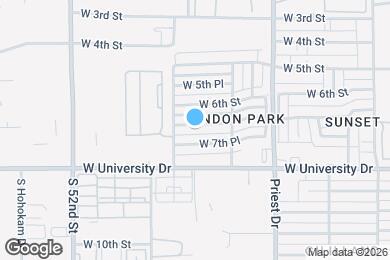 Map image of the property - 1539 W 7th St