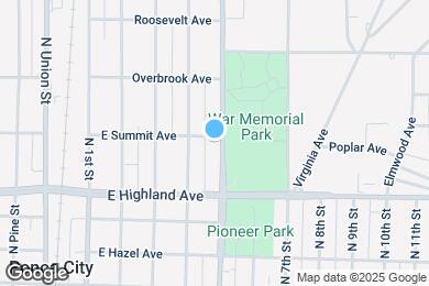 Map image of the property - 746 N 5th St
