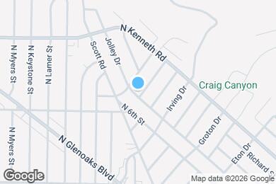 Map image of the property - 621 Price Dr