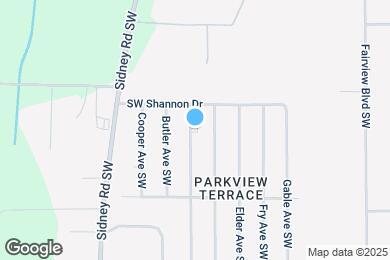 Map image of the property - 11319 Carter Ave SW