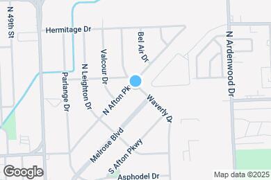 Map image of the property - 5480 N Afton Pky
