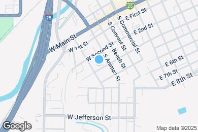 Map image of the property - 417 W 3rd St