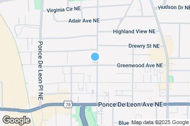 Map image of the property - 870 Greenwood Ave NE