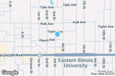 Map image of the property - 313 Pierce Ave
