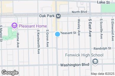 Map image of the property - 214 S Oak Park Ave