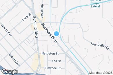 Map image of the property - 8600 Glenoaks Blvd