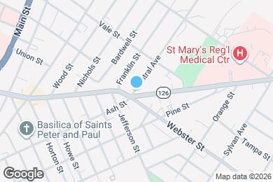 Map image of the property - 5 Central Ave