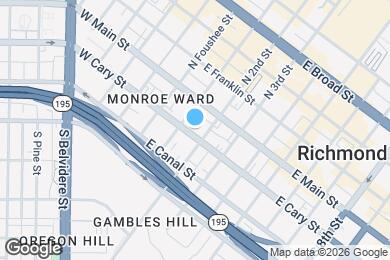 Map image of the property - 110 E Cary St