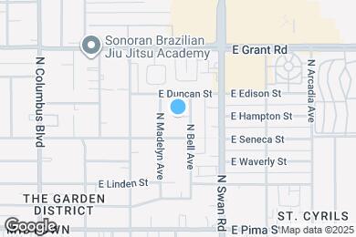 Map image of the property - 2145 N Bell Ave