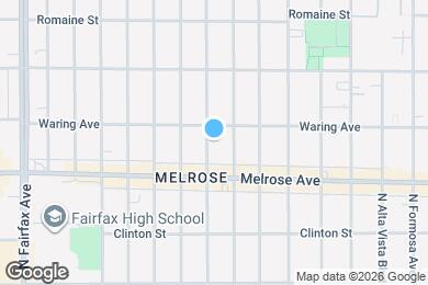 Map image of the property - 738 N Sierra Bonita Ave