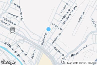 Map image of the property - 329 Bedford St