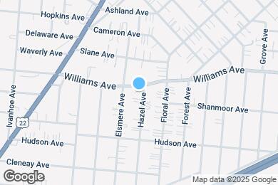 Map image of the property - 3959 Hazel Ave