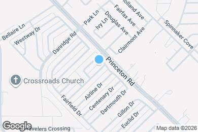 Map image of the property - 7513 Bryn Mawr Dr