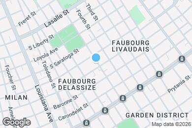 Map image of the property - 1908 Washington Ave