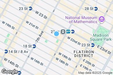 Map image of the property - 117 W 21st St