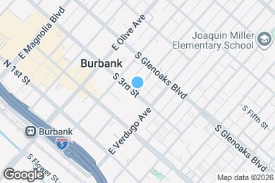 Map image of the property - 300 E Tujunga Ave