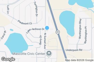 Map image of the property - 1600 Mayaro Ct