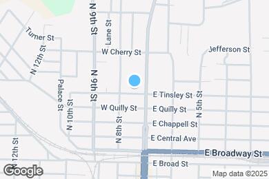 Map image of the property - 115 W Tinsley St