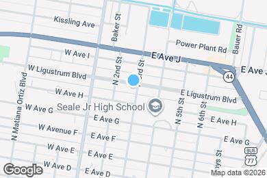 Map image of the property - 208 E Ligustrum Blvd