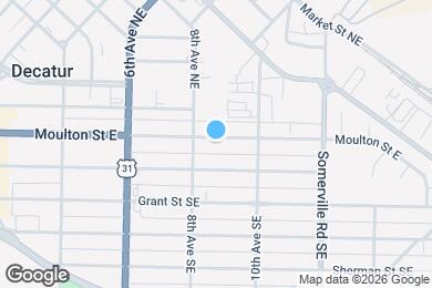 Map image of the property - 817 Moulton St E