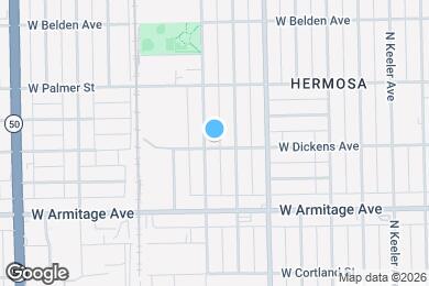 Map image of the property - 4451 W Dickens Ave