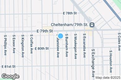 Map image of the property - 7931 S Manistee Ave