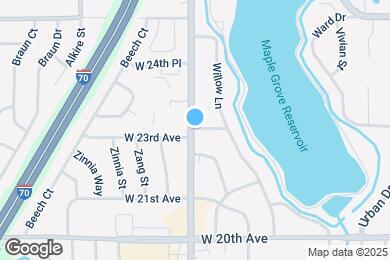 Map image of the property - 2390 Youngfield St
