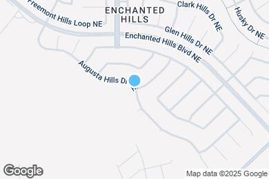 Map image of the property - 6801 Augusta Hills Dr NE