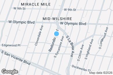 Map image of the property - 1058 S Redondo Blvd