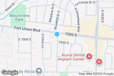 Map image of the property - 6996 S Brookhill Dr