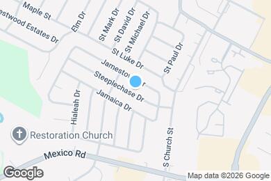 Map image of the property - 20 Steeplechase Dr