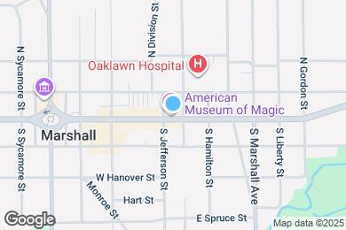 Map image of the property - 109 E Michigan Ave